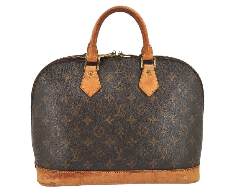 Authentic Louis Vuitton Monogram Alma Hand Bag Purse M51130 LV 3339K