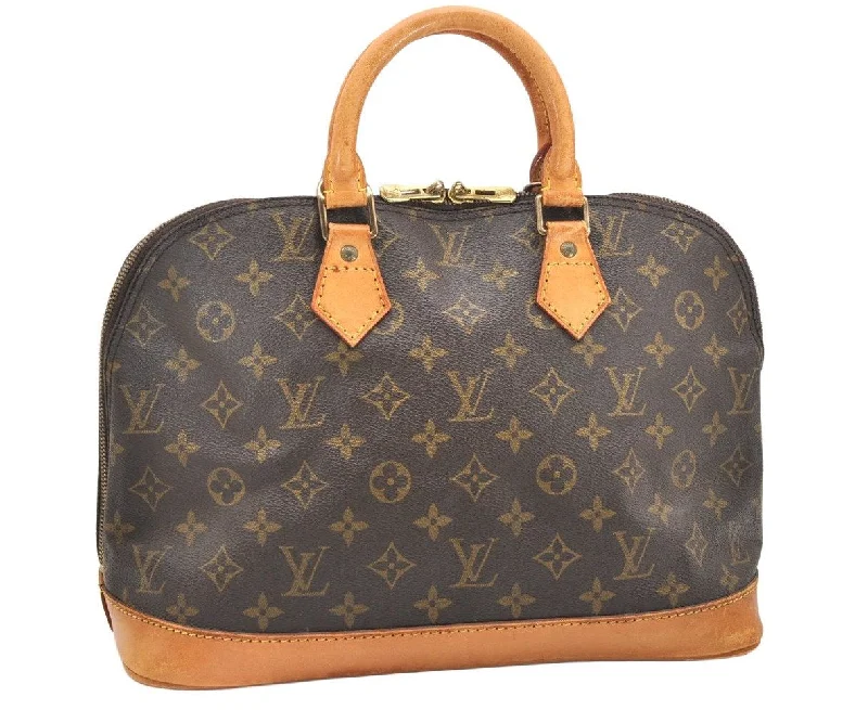 Authentic Louis Vuitton Monogram Alma Hand Bag Purse M51130 LV 3059K