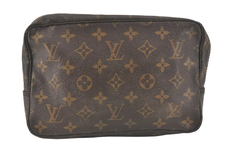 Auth Louis Vuitton Monogram Trousse Toilette 23 Clutch Bag M47524 Junk 3271K