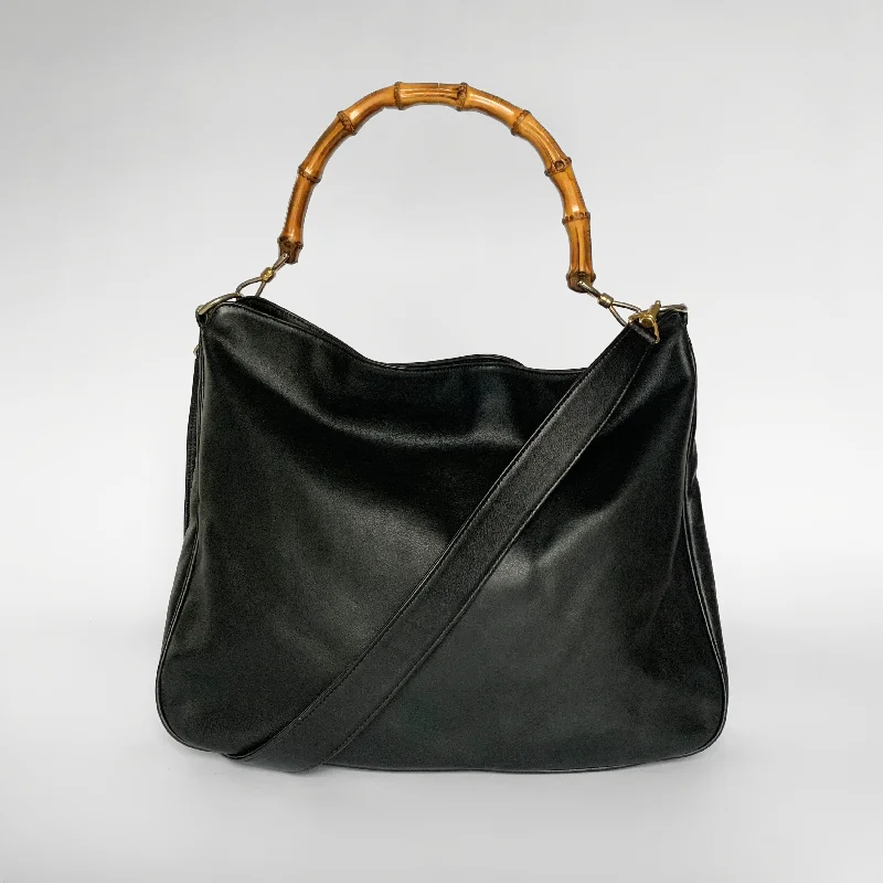 Gucci Bamboo Tote Bag Leather