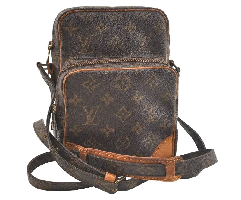 Authentic Louis Vuitton Monogram Amazone Shoulder Cross Body Bag M45236 LV 2670K