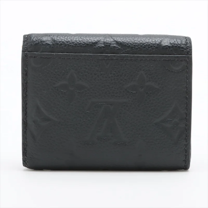 Louis Vuitton Monogram Amplant Portefolio Zoe M62935 Noir Compact Wallet