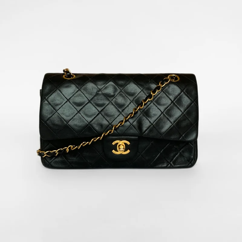 Chanel Classic Double Flap Bag Medium Lambskin Leather