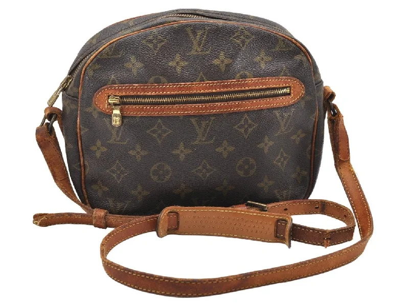 Authentic Louis Vuitton Monogram Senlis Shoulder Cross Bag Old Model Junk 3519K