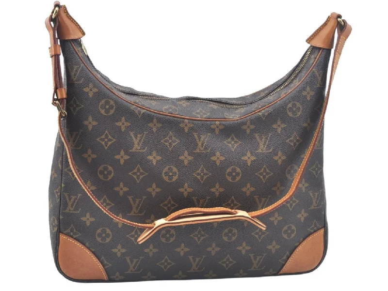 Authentic Louis Vuitton Monogram Boulogne 35 Shoulder Cross Bag M51260 LV L0202