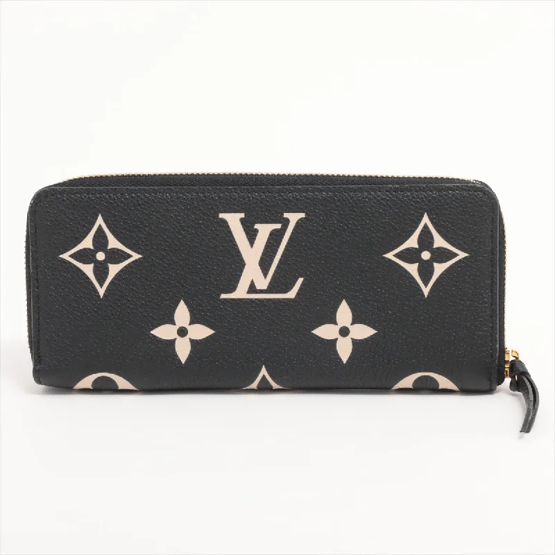 Louis Vuitton Bi-Color Monogram Implant Portefolio Claimance M82338 Noneir Round  Wallet