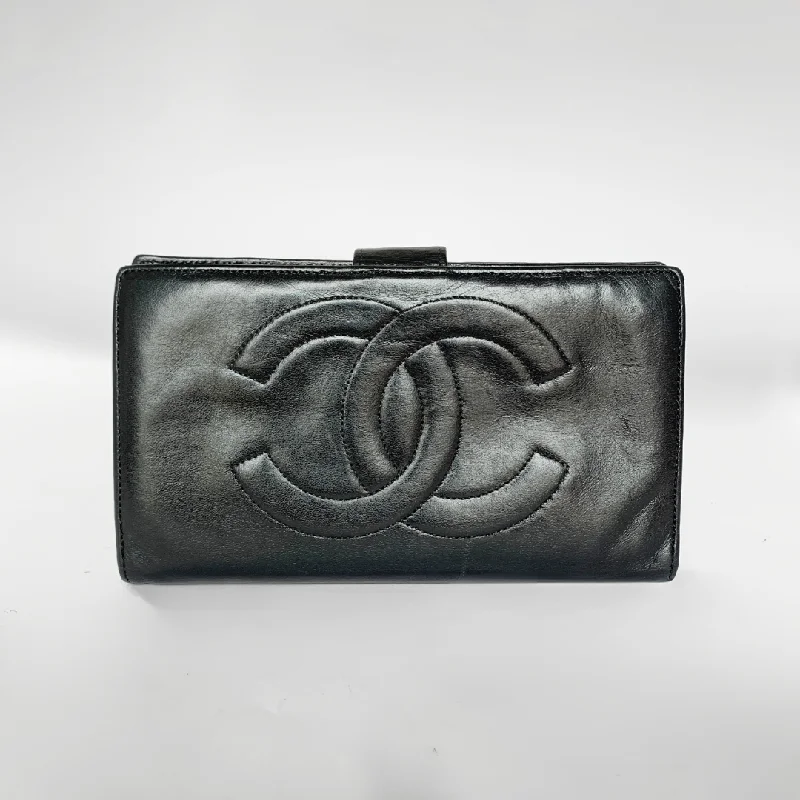 Chanel Wallet Large Lambskin Leather