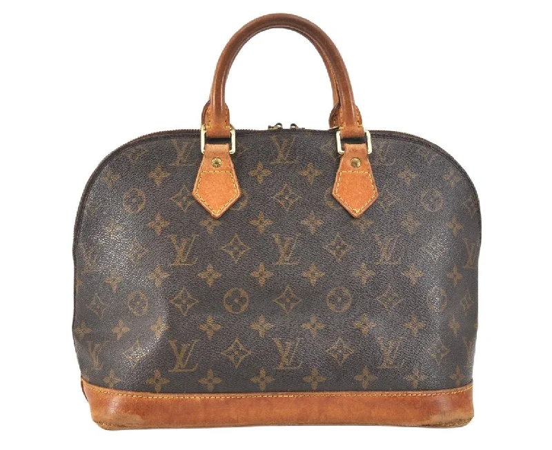 Authentic Louis Vuitton Monogram Alma Hand Bag Purse M51130 LV 3311K