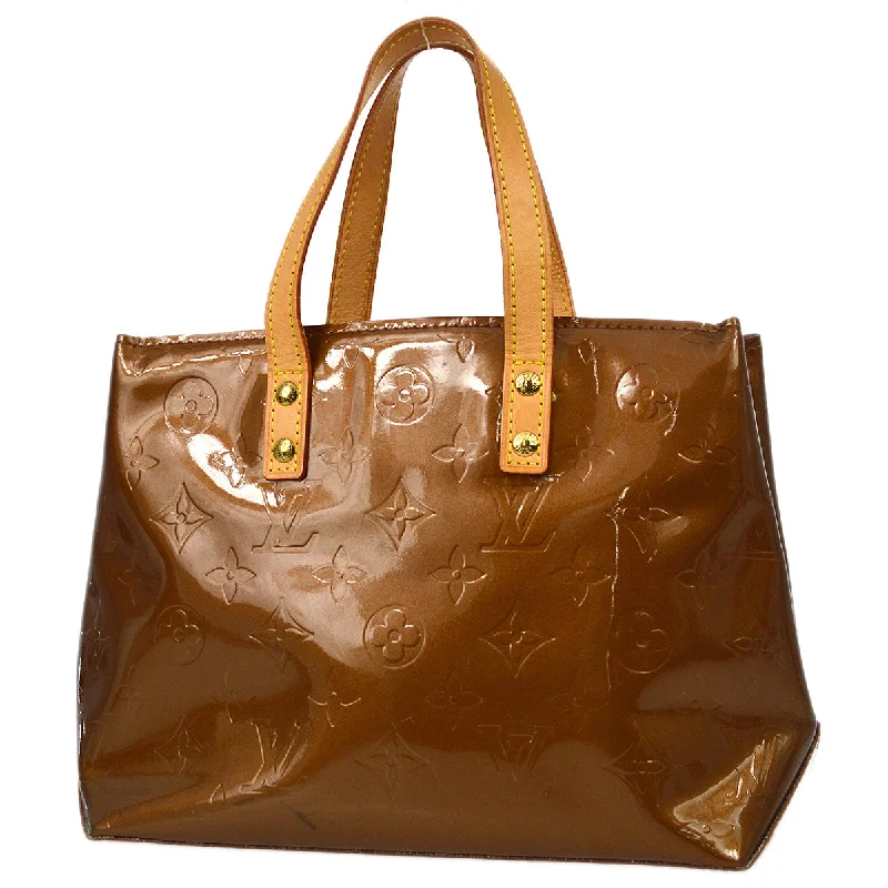 Louis Vuitton 2004 Bronze Monogram Vernis Reade PM M91146