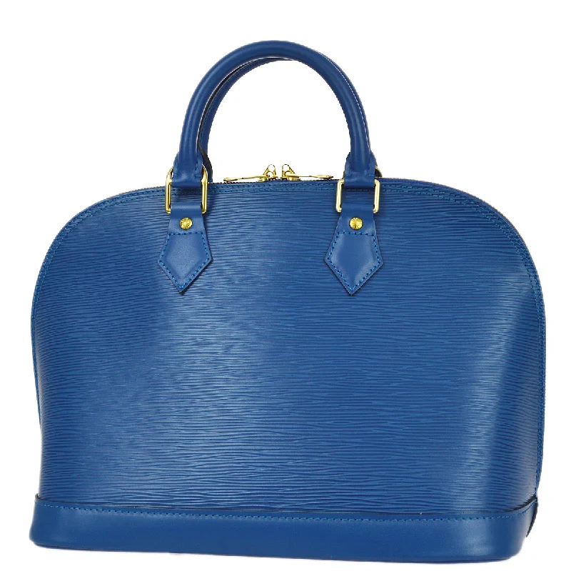 Louis Vuitton 1999 Blue Epi Alma Handbag M52145