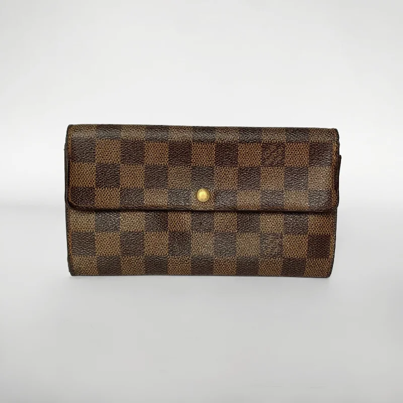 Louis Vuitton Wallet Large Damier Ebene Canvas