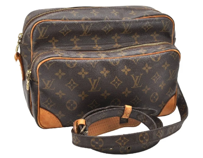 Authentic Louis Vuitton Monogram Nile Shoulder Cross Body Bag M45244 Junk 3307K