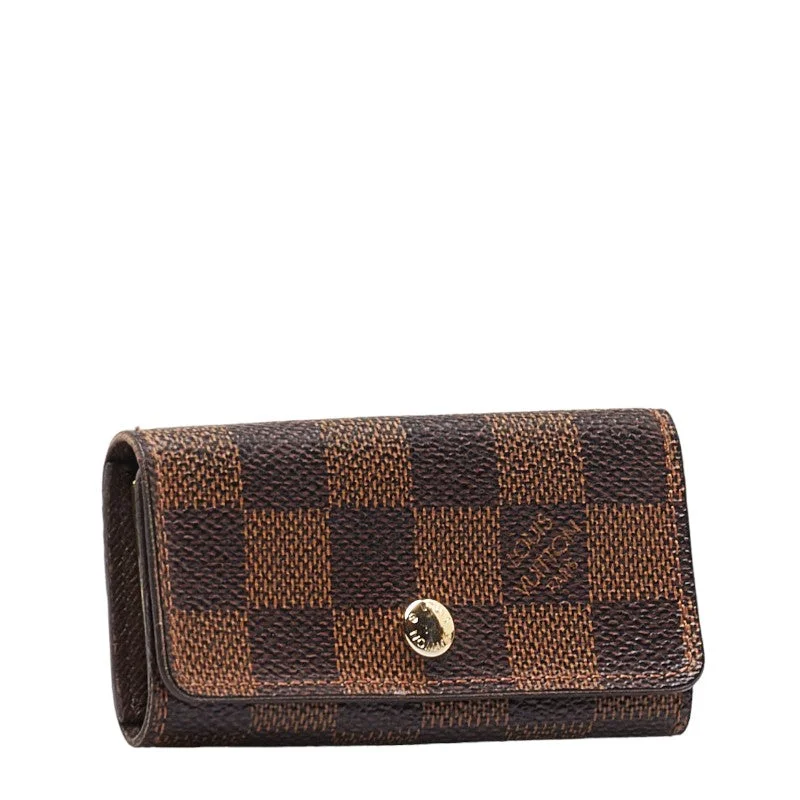 Louis Vuitton Damier Multicle 4 4 Series Keycase N62631 Brown