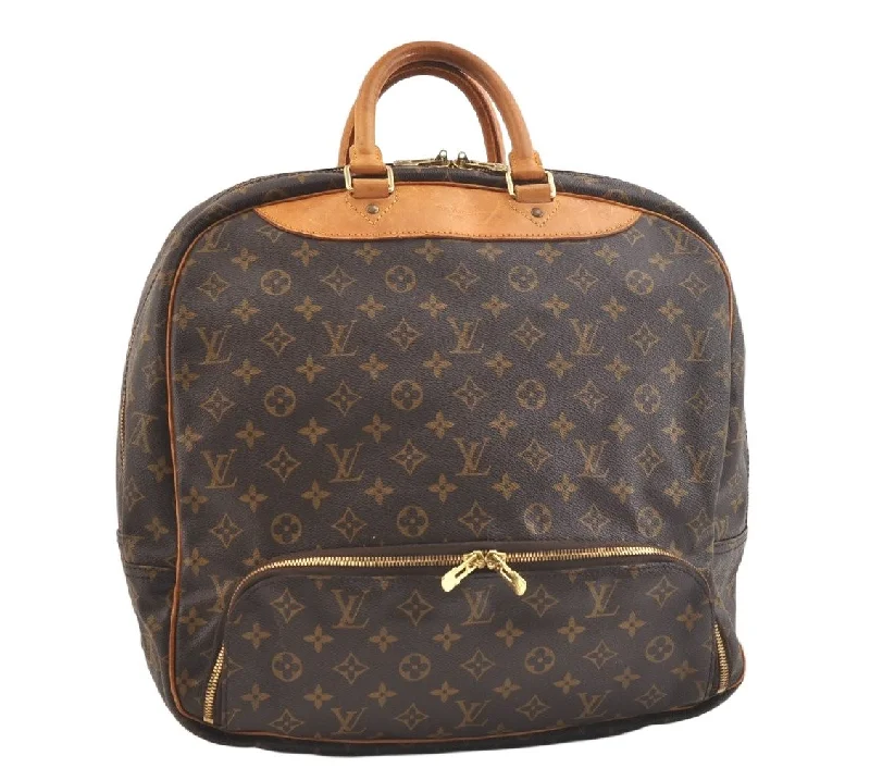 Authentic Louis Vuitton Monogram Evasion PM Boston Travel Bag M41443 LV 2657K