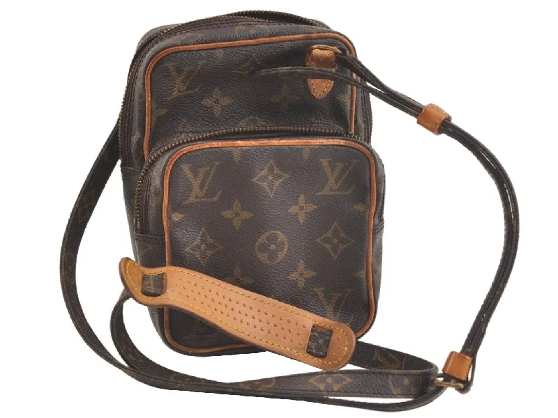 Authentic Louis Vuitton Monogram Mini Amazone Shoulder Bag M45238 Junk 3399K