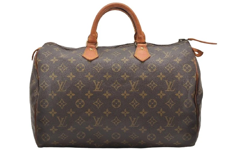 Authentic Louis Vuitton Monogram Speedy 35 Hand Boston Bag Old Model LV 2678K