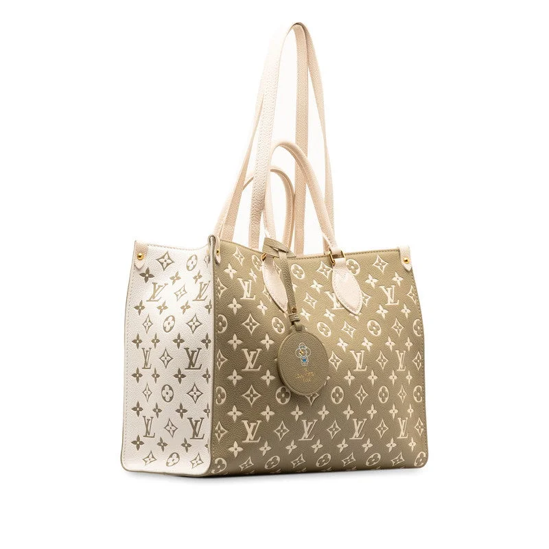 Louis Vuitton Monogram On The Go MM Handbag M46060 White