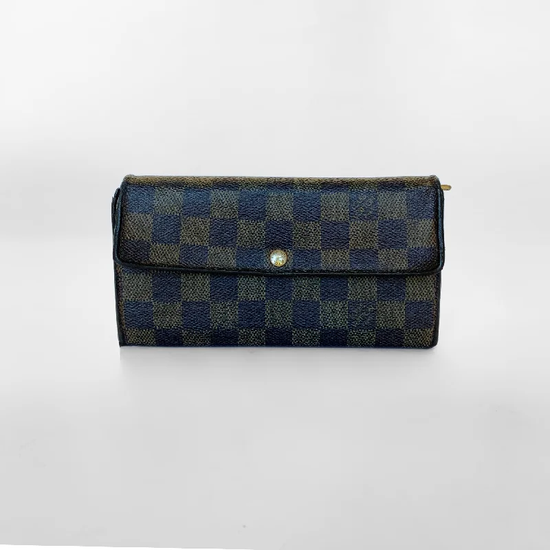 Louis Vuitton Wallet Large Damier Ebene Canvas