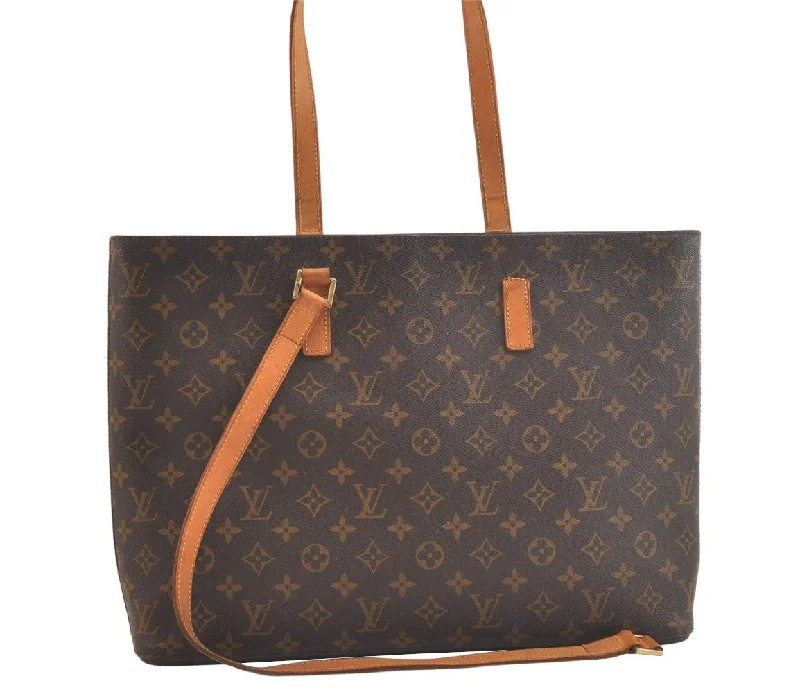 Authentic Louis Vuitton Monogram Luco Shoulder Tote Bag M51155 LV Junk 3052K