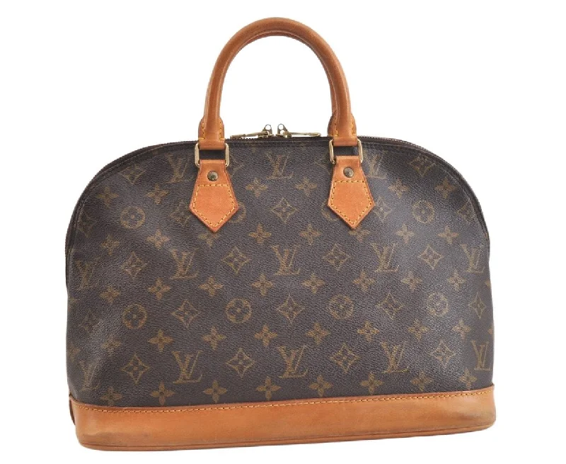 Authentic Louis Vuitton Monogram Alma Hand Bag Purse M51130 LV 3466K