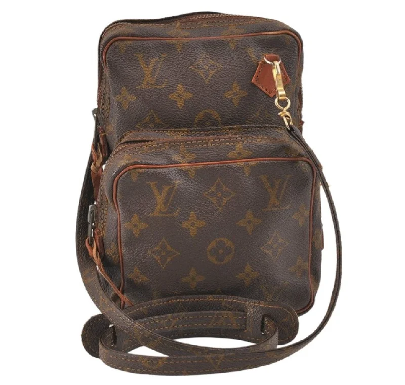 Authentic Louis Vuitton Monogram Amazone Shoulder Cross Body Bag Old Model 3333K