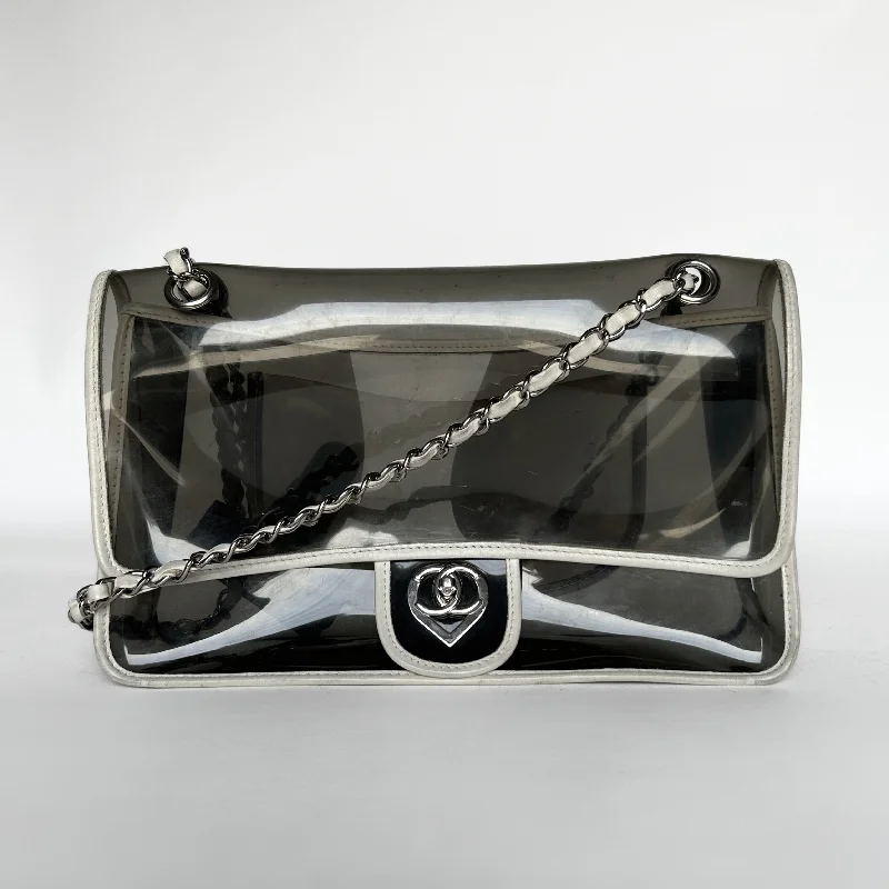 Chanel Heart CC Flap Bag Vinyl & Lambskin Leather (Limited Edition)