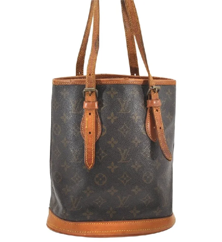 Authentic Louis Vuitton Monogram Bucket PM Shoulder Tote Bag Old Model LV 3481K