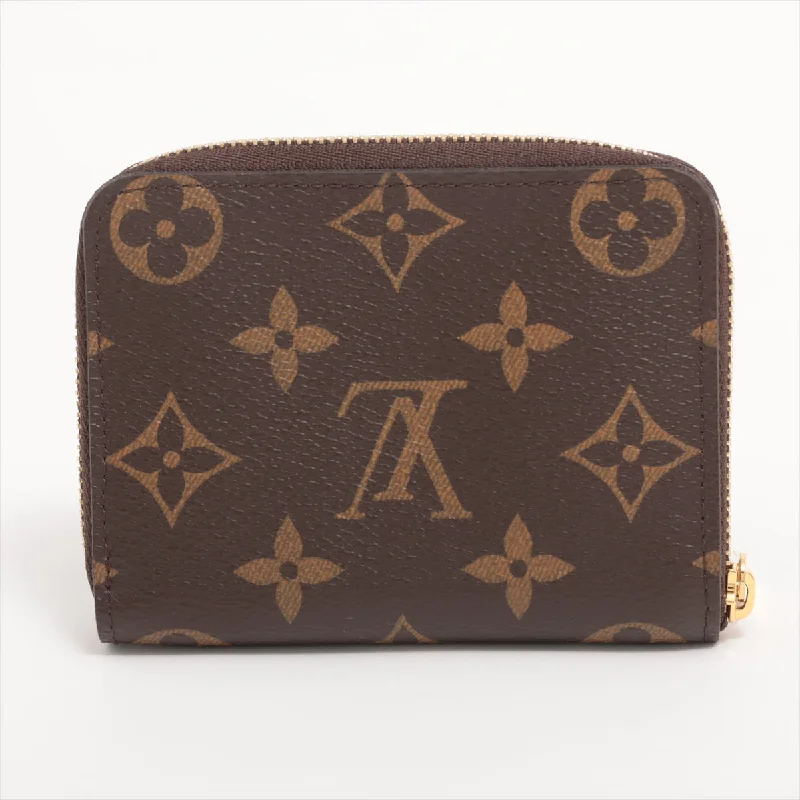 Louis Vuitton Monogram Zippyr Coin Impact M60067 Brown Coin Case