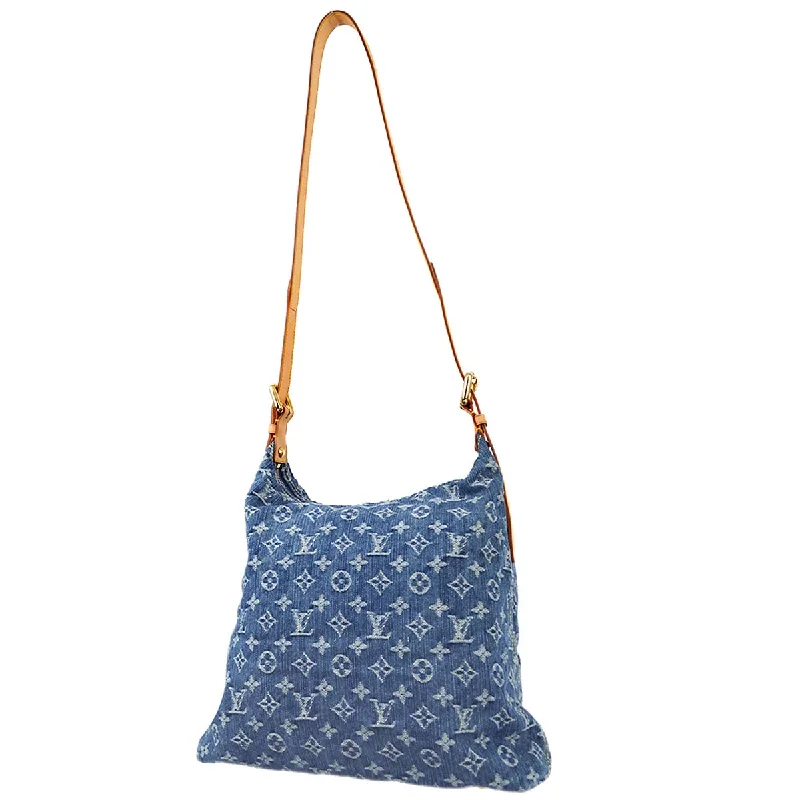 Louis Vuitton 2006 Monogram Denim Baggy GM Shoulder Bag M95048