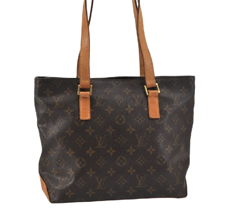 Authentic Louis Vuitton Monogram Cabas Piano Shoulder Tote Bag M51148 LV 2171K