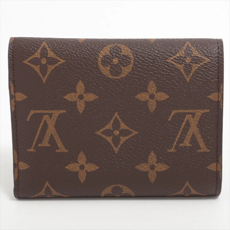 Louis Vuitton Monogram Portefolio Victoria M62472 Brown Compact Wallet