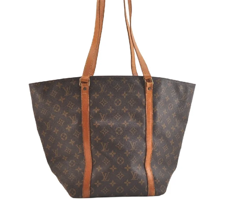 Authentic Louis Vuitton Monogram Sac Shopping PM Tote Bag M51108 LV 2613K